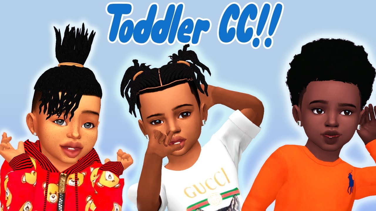 Sims 4 custom content toddler eyelashes